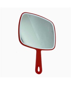 Deluxe Jumbo Hand Mirror Red