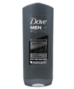 Men Care Elements Charcoal Clay Body And Face Wash
