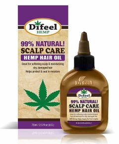 Difeel 99 Percent Natural Scalp Care Hemp Hair Oil