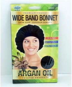 Argan Oil Treated Wide Band Bonnet DRE5073