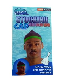 Stocking Cap With Color Band 0043A