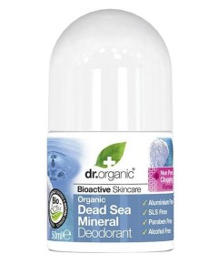 Bioactive Skincare Organic Dead Sea Mineral Deodorant Roll On