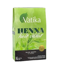 Vatika Henna Permanent Hair Color Black Brown