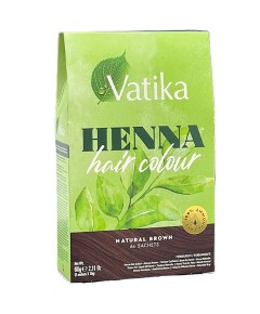 Vatika Henna Permanent Hair Color Natural Brown