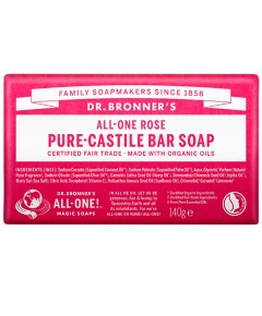 All One Rose Pure Castile Bar Soap