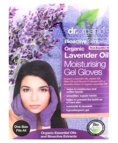 Bioactive Skincare Organic Lavender Oil Moisturising Gel Gloves