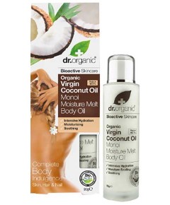Bioactive Skincare Organic Virgin Coconut Oil Monoi Moisture Melt Body Oil