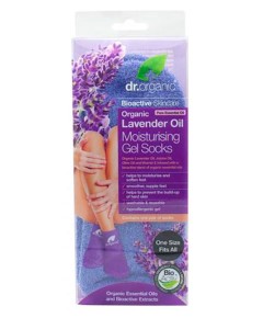 Bioactive Skincare Organic Lavender Oil Moisturising Gel Socks