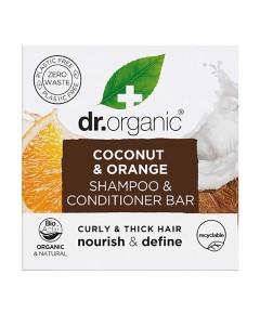 Dr Organic Coconut Orange Shampoo And Conditioner Bar