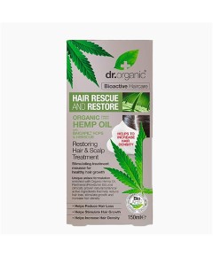 Bioactive Haircare Organic Hemp Oil Restoring Hair And Scalp Treatment