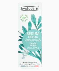 Evoluderm Detox Serum With Marine Algae And Hyaluronic Acid