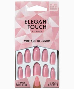 Vintage Blossom Nails With Glue