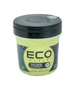 Eco Style Black Castor Oil And Flax Seed Oil Styling Gel