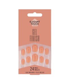 Elegant Touch Apricot Crush Nail Gel Finish