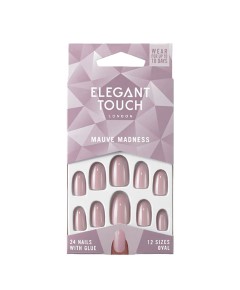 Elegant Touch Mauve Madness Nail With Glue