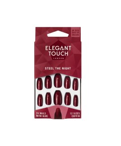 Elegant Touch Steel The Night Nail With Glue