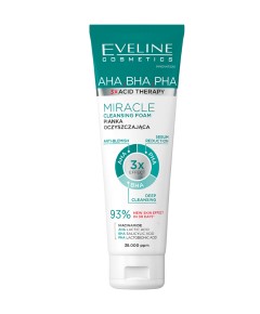 Eveline 3X Acid Therapy AHA BHA PHA Miracle Cleansing Foam