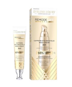 Eveline DAURY 3In1 Remodelift Therapy Cafeine Eye And Eyelid Meso Cream