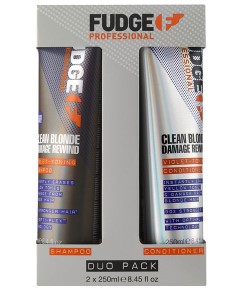 Clean Blonde Damage Rewind Violet Toning Shampoo And Conditioner Duo Pack