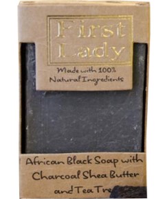 First Lady African Black Soap With Charcoal 