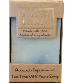 First Lady Avocado Peppermint Soap