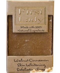 First Lady Walnut Cinnamon Skin Exfoliating Soap