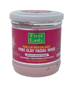 Pink Clay Collagen Pure Clay Facial Mask