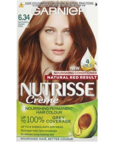Nutrisse Creme Permanent Nourishing Hair Colour 6.34 Natural Dark Red