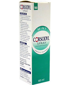 Corsodyl Spray Gingvitis Treatment