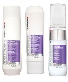 Dualsenses Blondes And Highlights Shampoo Conditioner And Serum Spray