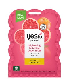 Grapefruit Vitamin C Bubbling Paper Mask