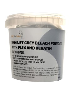 High Lift Grey Bleach Powder With Plex And Keratin