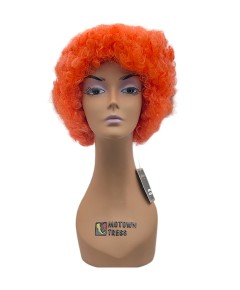 Halloween Costume Party Afro Wig 388A Orange