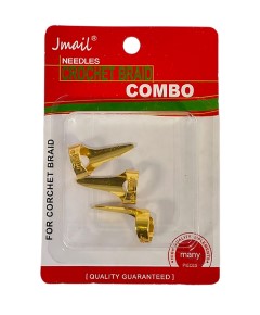 Jmail Needles Crochet Braid Combo BTLTO6 GOL