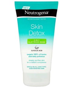 Neutrogena Skin Detox 2 In 1 Clay Wash Mask