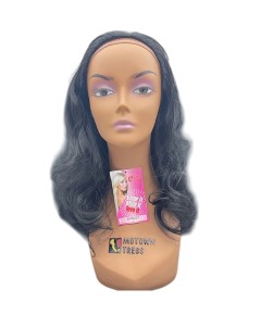 LA Trend Synthetic Shirley Half Wig