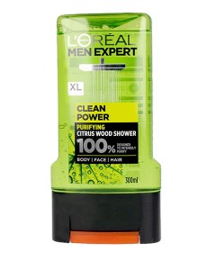 Men Expert Clean Power Citrus Wood Shower