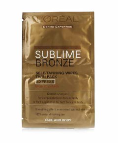 Sublime Bronze Self Tanning Wipes