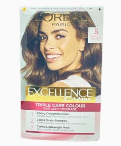 Excellence Creme Triple Care Colour 5 Natural Brown