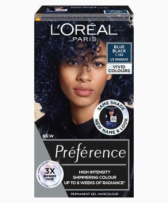 Preference High Intensity Permanent Gel Hair Colour Blue Black