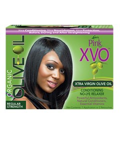 Pink XVO Xtra Virgin Olive Oil Conditioning No Lye Relaxer