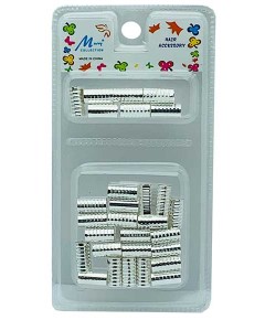 Murry Collection Metal Tube Clip Silver MC42S