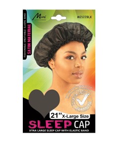 Satin Material Sleep Cap M2122BLK