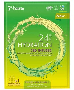 7Th Heaven CBD Infused 24Hour Hydration Sheet Mask