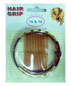 M And M Large Round Hair Grip