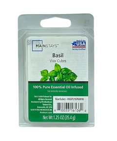 Essential Oil Infused Wax Melt Cubes Basil