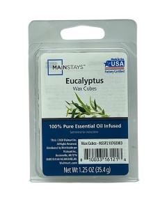 Essential Oil Infused Wax Melt Cubes Eucalyptus