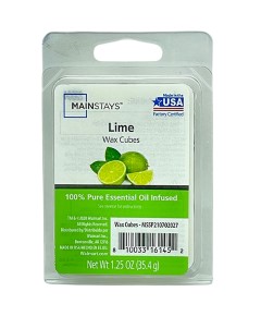 Essential Oil Infused Wax Melt Cubes Lime