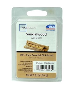 Essential Oil Infused Wax Melt Cubes Sandalwood