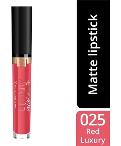 Lipfinity Velvet Matte Liquid Lipstick 025 Red Luxury